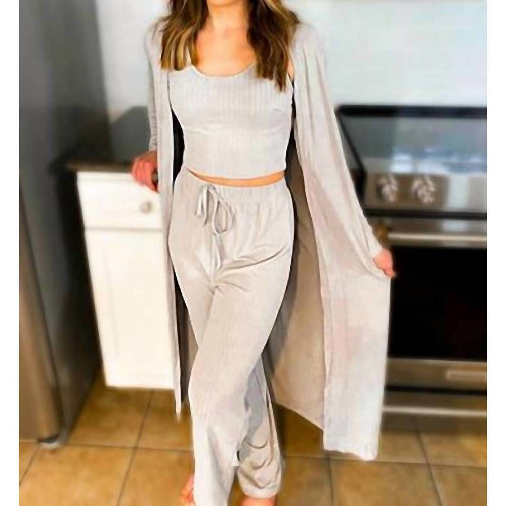 NEW WITH LOVE, MOLLY linden lounge set in silver